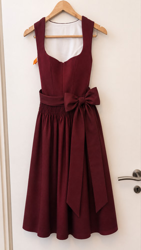 Edles midi dirndl - midi-dirndl, mit
