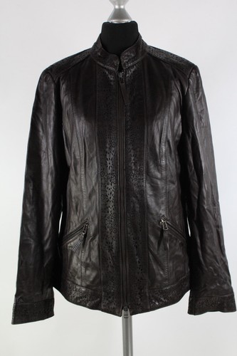 Bonita braune leder jacke - bonita,