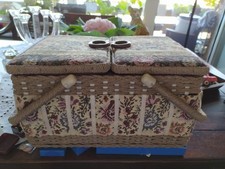 alter Nähkasten Nähkorb mit inhalt nachlass