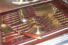 Bronze Besteck "Lord Nelson" FÜRST Solingen 24tlg. NEU unbenutzt Eßbesteck