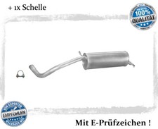 Endschalldämpfer für Skoda Fabia Kombi (6Y5,545) 1.4 Auspuff Endtopf Schelle