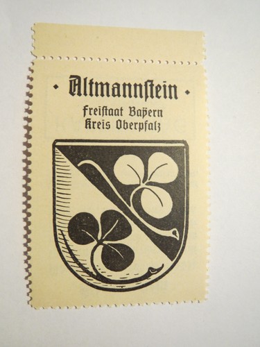 Altmannstein reklamemarke - altmannstein,