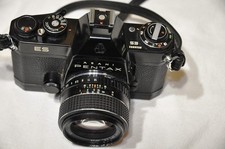Asahi Pentax ES  SLR Kamera 35mm + Objektiv Takumar Asahi SMC 50mm 1:1.4 (M42)