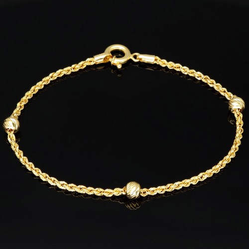 Kordelarmband mit kugeln - mit,