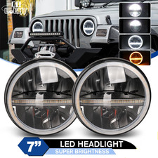 Paar 7 Zoll LED Scheinwerfer