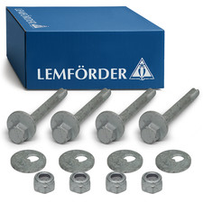 4x ORIGINAL LEMFÖRDER REPARATURSATZ QUERLENKER VORNE MERCEDES W201 W124