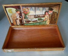 alte Zigarren Schachtel aus