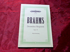 BRAHMS Ein deutsches Requiem Opus 45 Klavierauszug