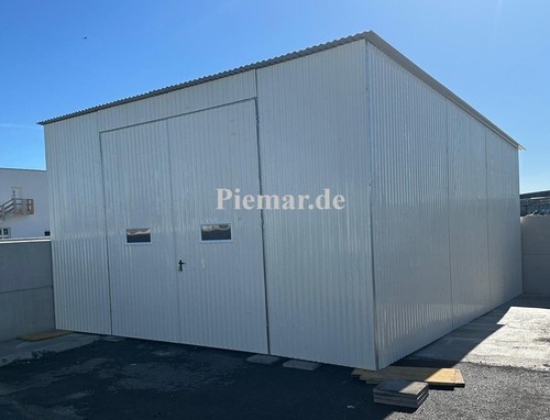 Blechgarage halle 6x7x3 - halle, 6x7x3,5m