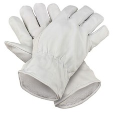 Driver Arbeitshandschuhe, Lederhandschuhe warm gefüttert Winter, Größe 8 - 12