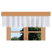 Querbehang Lavina in weiß