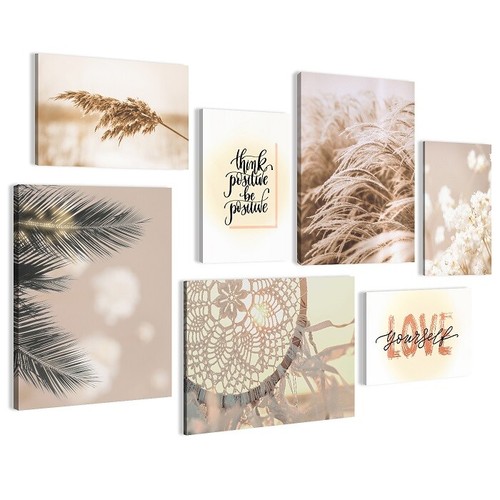 Echtes leinwand bilder set - echtes,