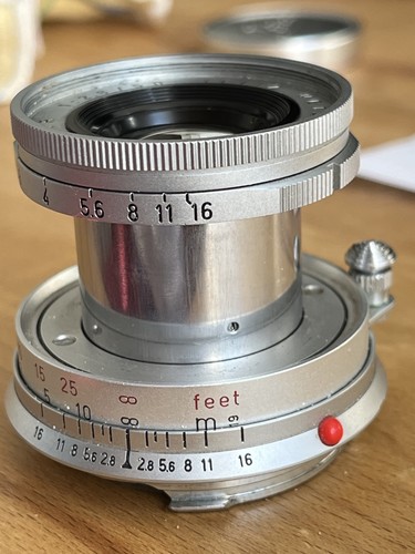 Leica leitz elmar 50mm 8 - leica,