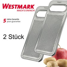 2 Westmark Kartoffelreibe Apfelreibe Obst Gemüse Reibe Rohkostreibe "Steel" fein