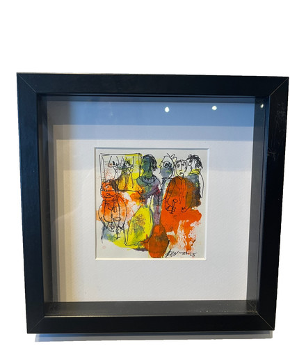 Vernissage leute zeichnung - vernissage,