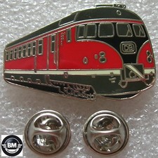 Pin Anstecker Diesel-Triebwagen DB BR 613 / BR613 Lokomotive rot/schwarz 6025