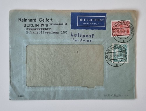 Brief ganzsache deutsche post - brief,