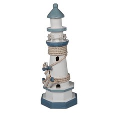 Holz-Leuchtturm Dekoartikel