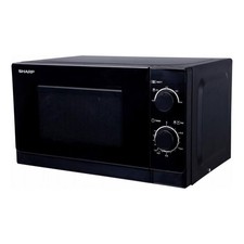 Sharp R-200BKW Mikrowelle 5 Leistungsstufen Timerfunktion 800 Watt 20 L Garraum