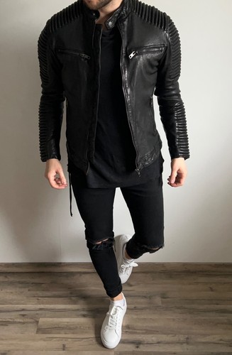 Neu edgy lederjacke biker - neu,