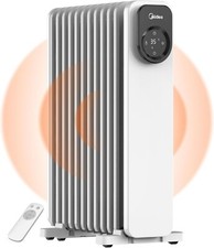 Midea NY2311-24UR Ölradiator, Mobile Elektroheizung 11 Rippen