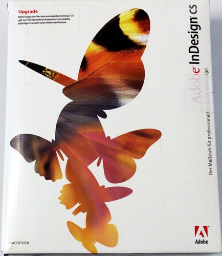 Adobe indesign upgrade - cs,