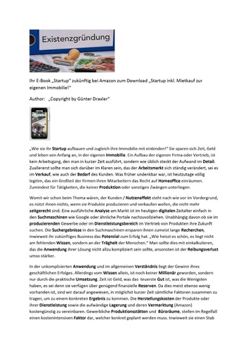 Startup inkl mietkauf book - inkl, e-book