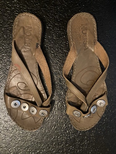 Leder sandaletten von noosa - leder,
