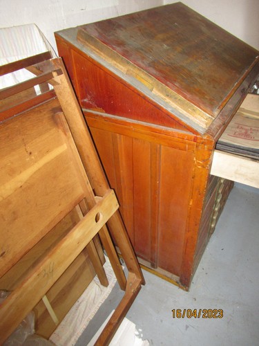 Antiker setzkasten schrank - antiker,
