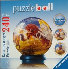 Ravensburger Puzzle Pferde - Puzzleball 240 Teile, 15 cm Durchmesser