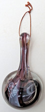 signierte Orchideen Wandvase /