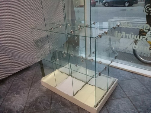 Glassteckvitrine glasregal - glassteckvitrine,