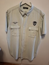 Jeanshemd Grau XXL Top ZUSTAND