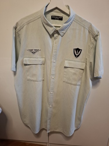 Jeanshemd grau xxl top - jeanshemd,