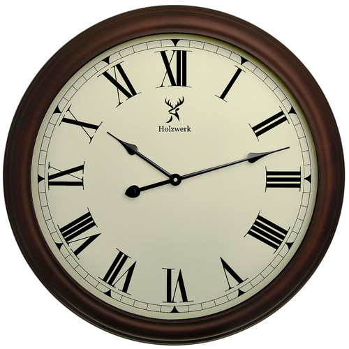 Holzwerk lebach holz wanduhr - holz,