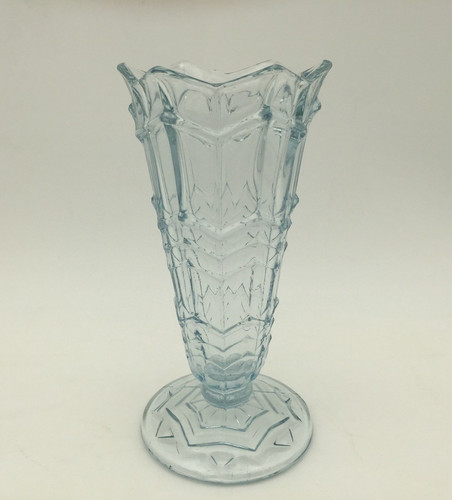 Art déco vase pressglas - pressglas,