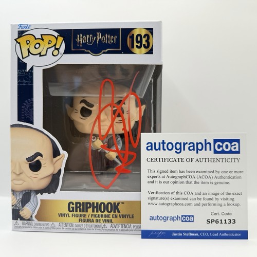 Warwick davis signed - signed, griphook
