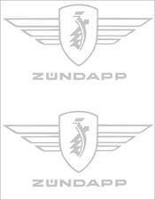 2 x Zündapp-Aufkleber- viele