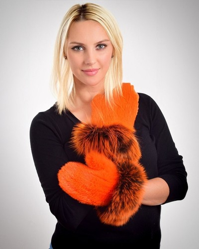 Damen pelz handschuhe - damen, aus