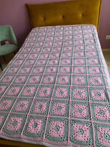 Tagesdecke/Häkeldecke/Handarb