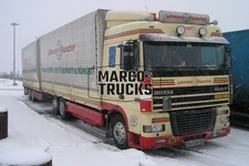 LKW Foto DAF 95 XF Planensattelzug Deutschland gelb Lohmann+Rauscher, Ver #d2kw