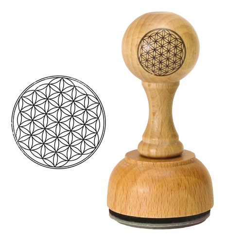 Blume des lebens holzstempel - des,