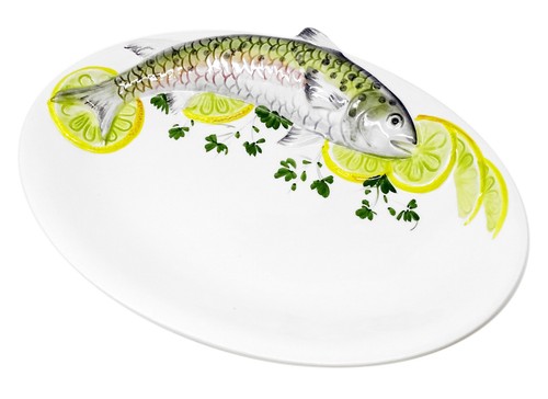Ital relief keramik teller - ital.,