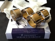 4 Serviettenringe