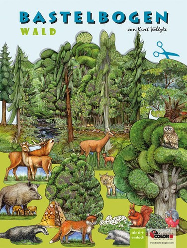 Wald basteln aus - , papier