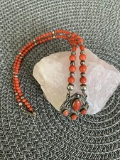 Korallen - Collier Silber 925