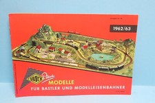 BUSCH MODELLE  KATALOG 1962/63
