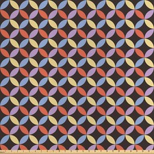 Retro Satin Stoff als