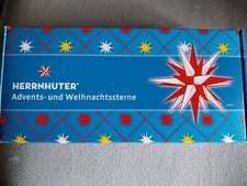 Herrnhuter Stern A4 Innen komplett, 40 cm, rot-weiß mit Beleuchtung 4m Kabel