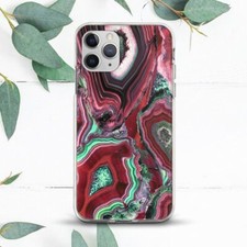 Turquoise Red Quartz Geode
